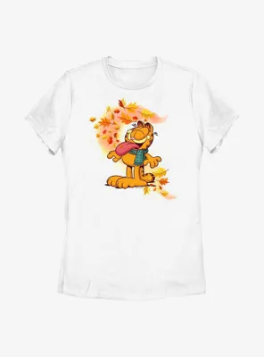 Garfield Autum Leaves Women's T-Shirt