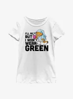 Garfield I'll Rise But I Won't Wear Green Youth Girl's T-Shirt