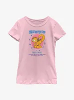 Garfield Scorpio Horoscope Youth Girl's T-Shirt