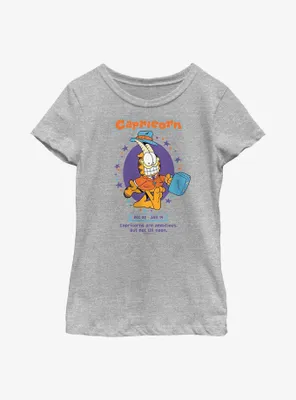 Garfield Capricorn Horoscope Youth Girl's T-Shirt