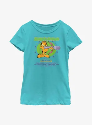 Garfield Sagittarius Horoscope Youth Girl's T-Shirt