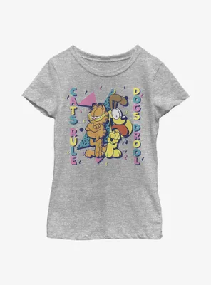 Garfield Cats Rule Youth Girl's T-Shirt