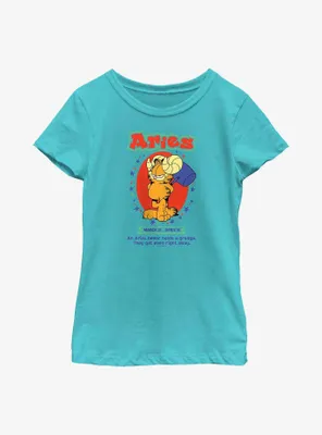 Garfield Aries Horoscope Youth Girl's T-Shirt