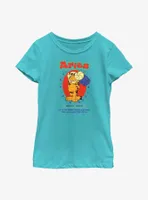 Garfield Aries Horoscope Youth Girl's T-Shirt