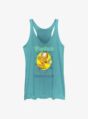 Garfield Pisces Horoscope Womens Tank Top