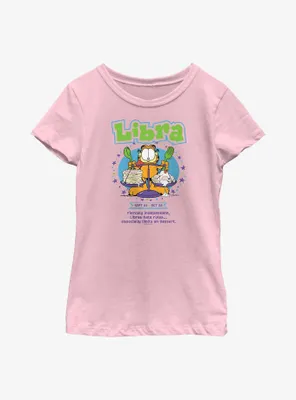 Garfield Libra Horoscope Youth Girl's T-Shirt