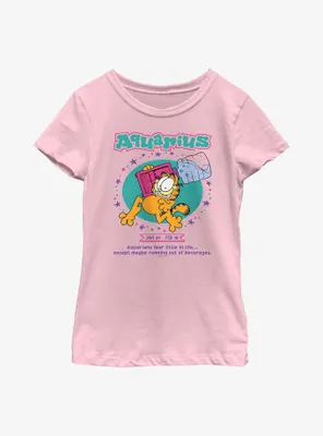 Garfield Aquarius Horoscope Youth Girl's T-Shirt