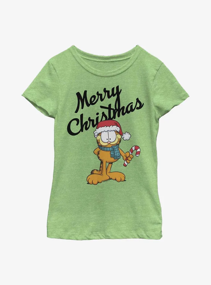 Garfield Merry Christmas Youth Girl's T-Shirt