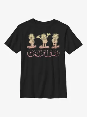 Garfield Triple Garfs Youth T-Shirt
