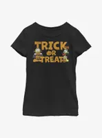 Garfield and Odie Halloween Trick or Treat Youth Girl's T-Shirt