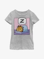 Garfield Sleepy Cat Youth Girl's T-Shirt