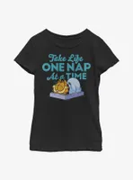 Garfield One Nap At A Time Youth Girl's T-Shirt