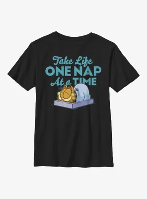 Garfield One Nap At A Time Youth T-Shirt