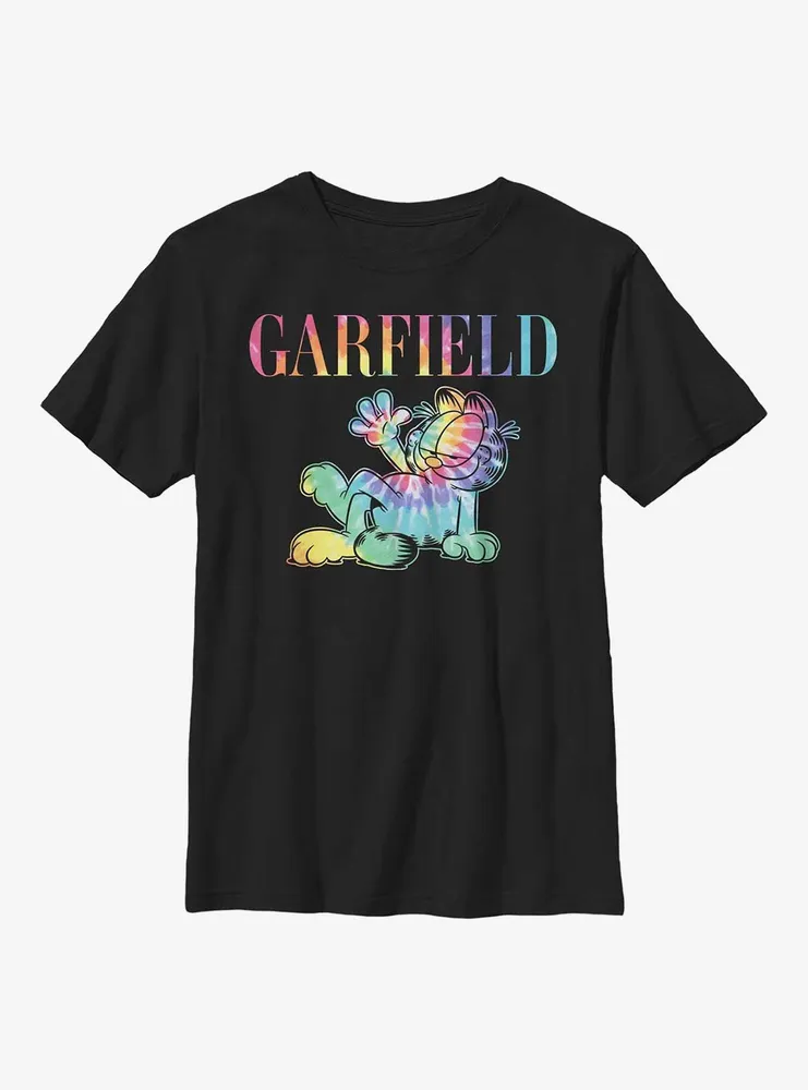 Garfield Tie-Dye Cat Youth T-Shirt