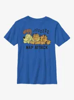 Garfield and Odie Nap Attack Youth T-Shirt