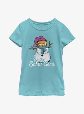 Garfield Up To Snow Good Youth Girl's T-Shirt
