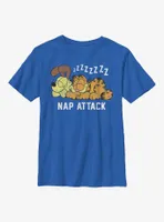 Garfield Nap Attack Youth T-Shirt