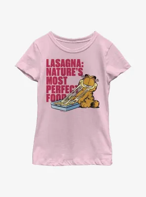 Garfield Lasagna Youth Girl's T-Shirt