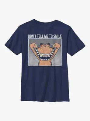 Garfield Don't Tell Me To Smile Youth T-Shirt