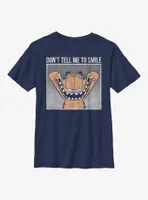 Garfield Don't Tell Me To Smile Youth T-Shirt