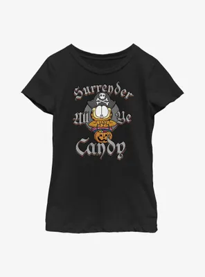 Garfield Pirate Surrender The Candy Youth Girl's T-Shirt