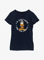 Garfield Here For Candy Youth Girl's T-Shirt