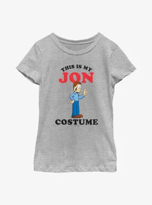 Garfield Jon Costume Youth Girl's T-Shirt
