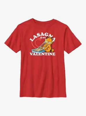 Garfield Lasagna Is My Valentine Youth T-Shirt