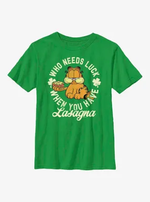 Garfield Lasagna Luck Youth T-Shirt