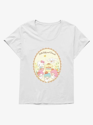 Hello Kitty And Friends Mushroom Cupcakes Girls T-Shirt Plus