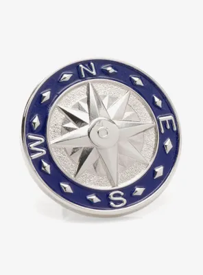 Blue Compass Lapel Pin