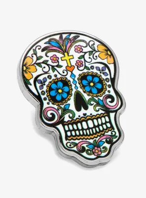 Day of the Dead Skull Lapel Pin