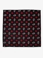 Day of the Dead Sugar Skull Pocket Square