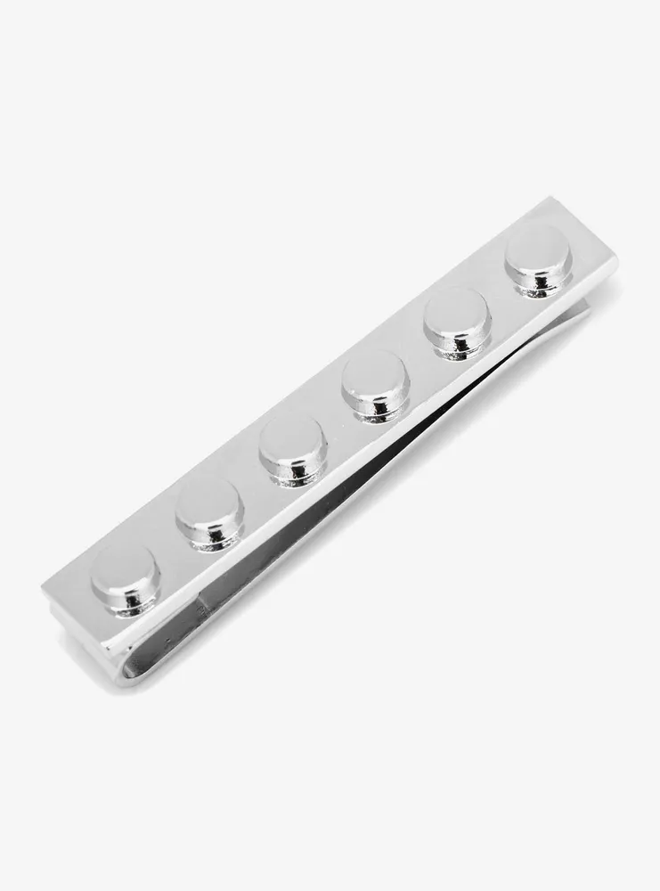 Silver Building Block Tie Bar