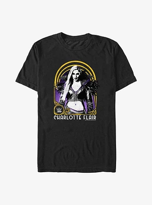 WWE Charlotte Flair Print Portrait T-Shirt