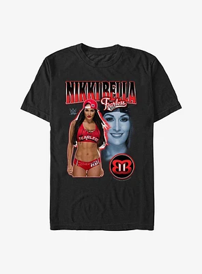 WWE The Bella Twins Nikki Fearless Poster T-Shirt