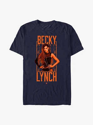 WWE Becky Lynch Portrait Logo T-Shirt