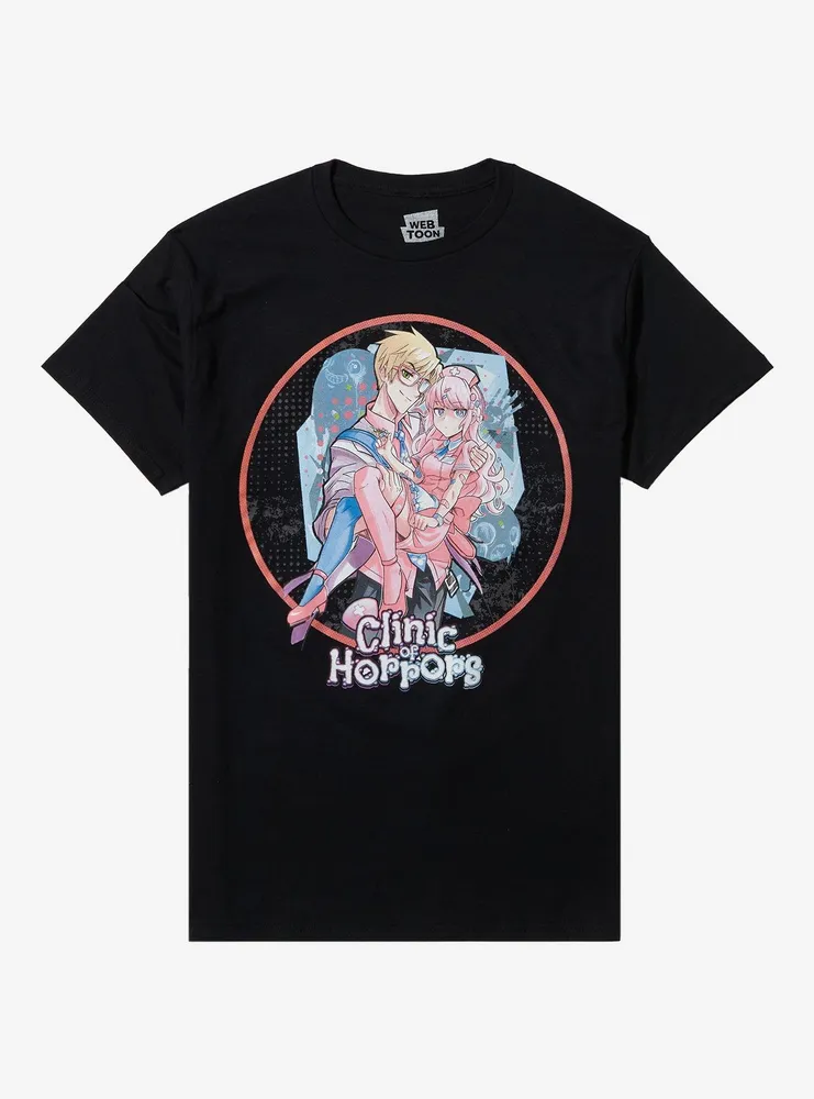 Clinic Of Horrors Duo Boyfriend Fit Girls T-Shirt