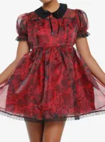 Social Collision Through The Looking Glass Organza Dress