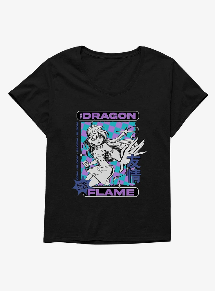 Winx Club Bloom The Dragon Flame Girls T-Shirt Plus