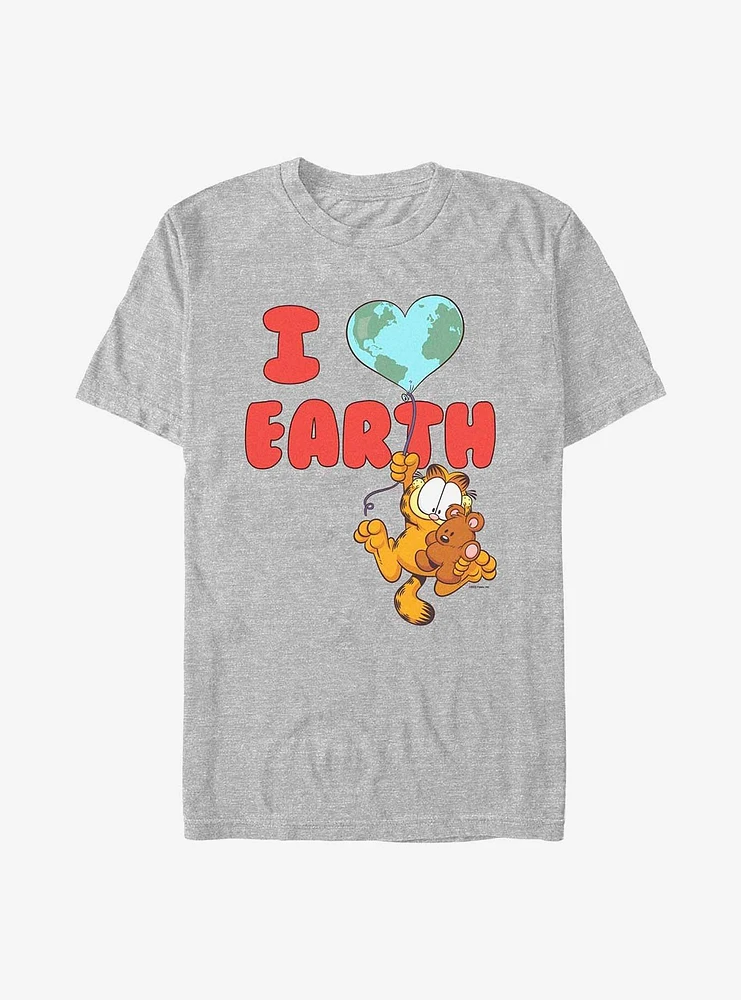 Garfield & Pooky I Heart Earth T-Shirt