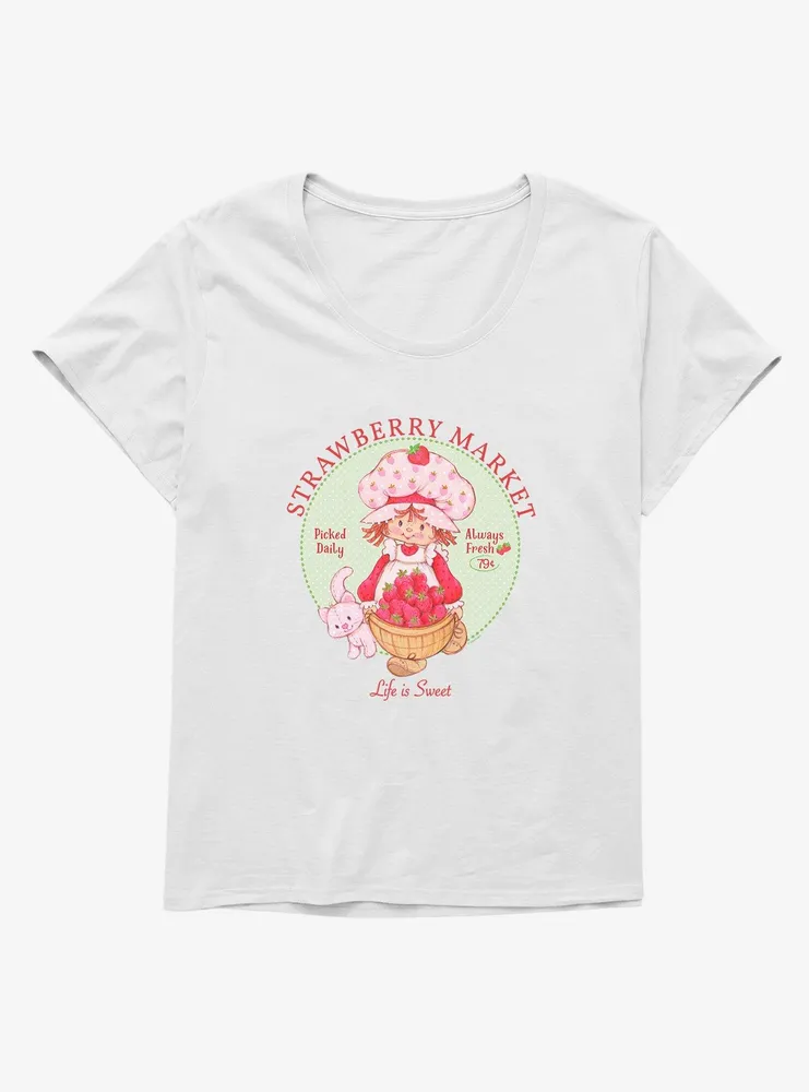 Strawberry Shortcake Market Womens T-Shirt Plus