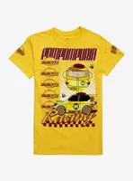 Pompompurin Racing Boyfriend Fit Girls T-Shirt