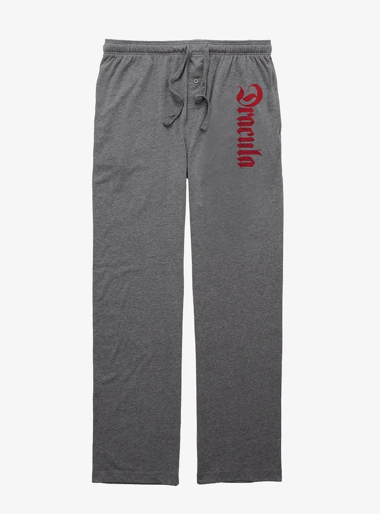 Dracula Title Logo Pajama Pants