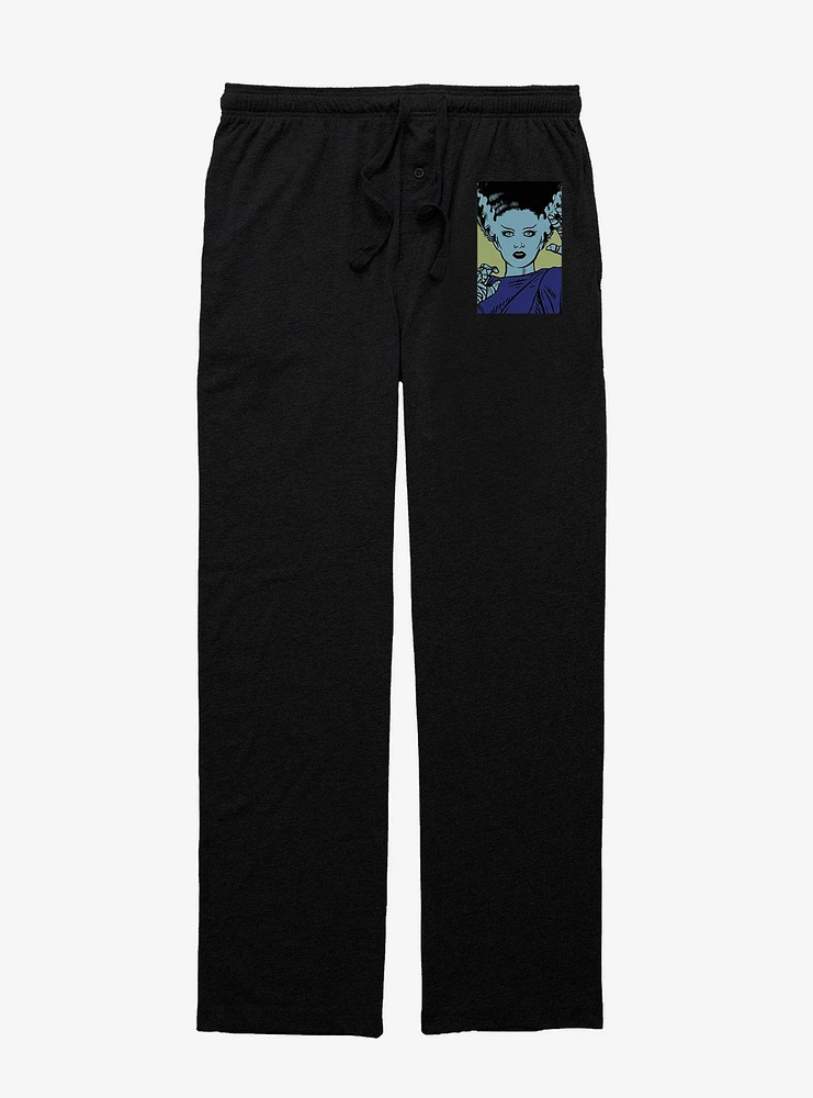 Bride Of Frankenstein Art Pop Pajama Pants