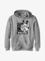 Disney100 Pluto Melts Your Heart Youth Hoodie