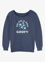 Disney100 Goofy Only Womens Slouchy Sweatshirt