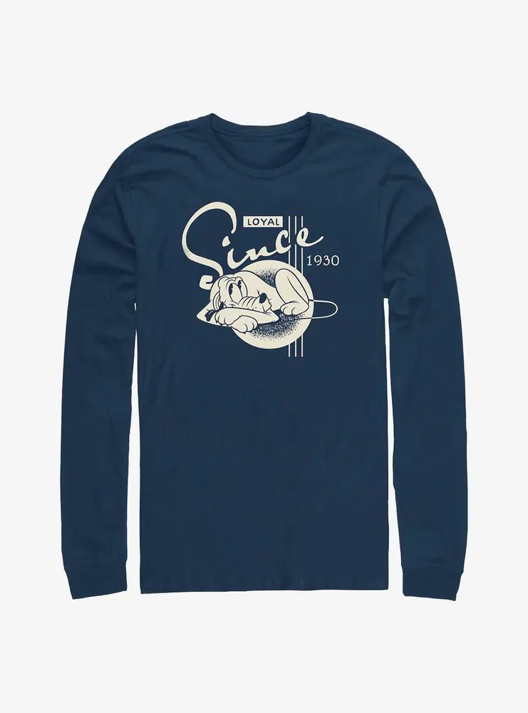 Disney100 Pluto Loyal Long-Sleeve T-Shirt