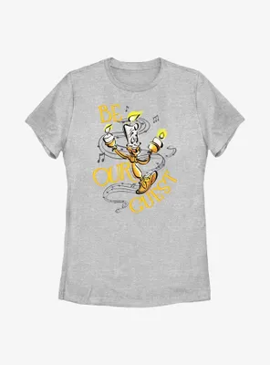 Disney100 Beauty And The Beast Be Our Guest Womens T-Shirt