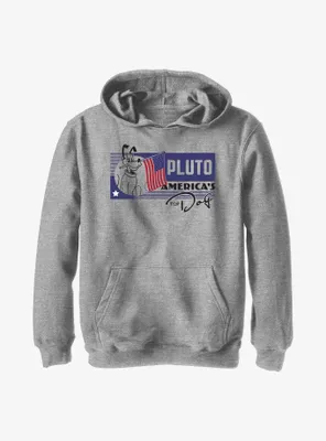 Disney100 Pluto America's Top Dog Youth Hoodie